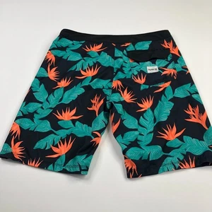 Hurley 30 (Fit 30W) Surf Swim Board Trunk No Stretch Abstract 9" Shorts - Picture 1 of 5