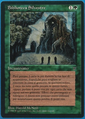 Sylvan Library Legends (ITALIAN) NM Green Uncommon CARD (507819) ABUGames - Image 1 of 2
