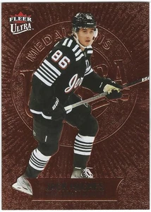 2021-22 Upper Deck Fleer Ultra Medallions Titan Jack Hughes #M-45 08/75 - Picture 1 of 2