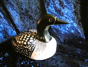 Hand Painted Loons For Your Loony Bin on Keepsake Box - Picture 1 of 4