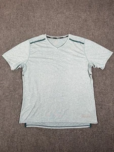 Nike Camisa para Correr Para Hombres XL Azul Cremallera Bolsillo Cuello en V Ligera Manga Corta Gimnasio - Imagen 1 de 17