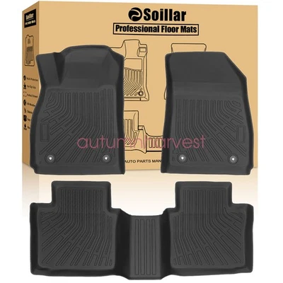 Juego de alfombrillas TPE para todo tipo de clima para Cadillac XTS 2013-2019 2 filas de revestimientos de piso Foto 1 de 4