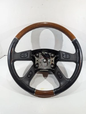 P21997718 03-06 Cadillac Escalade Chevy Suburban Tahoe Steering Wheel Black OEM - Image 1 of 4