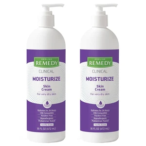 Medline Remedy Klinische Hautcreme, Vanilleduft (16 flüssige Unzen), 2 Stück, Feuchtigkeit - Bild 1 von 7