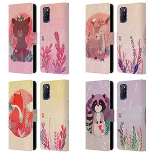 HEAD CASE DESIGNS WOODLAND ANIMALS LEATHER BOOK-SCHUTZHÜLLE & TAPETEN FÜR OPPO HANDYS - Bild 1 von 10