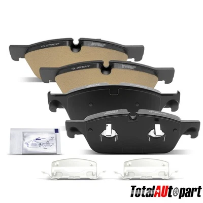 4x Pastillas de freno de cerámica con herrajes para Mercedes-Benz W166 GLE43 AMG GL550 delanteras Foto 1 de 4