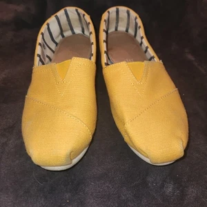 Tom’s Damen Alpargata goldgelb Eco Heritage Canvas Größe 8 - Bild 1 von 5
