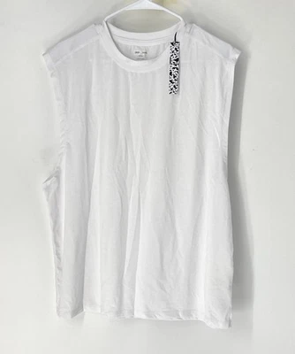 Camiseta sin mangas para hombre Asos 4505 nueva con etiquetas mediana blanca sin mangas ropa deportiva Foto 1 de 4
