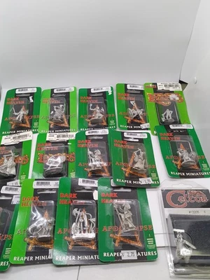 Reaper Dark Heaven Peltre Miniaturas Leyendas, Apocalipsis Para D&D Lote De 15 Raro Foto 1 de 4