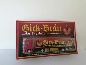 Gick-Bräu mini Werbetruck, MB Actros SZ, 1:87 in OVP - Bild 1 von 9