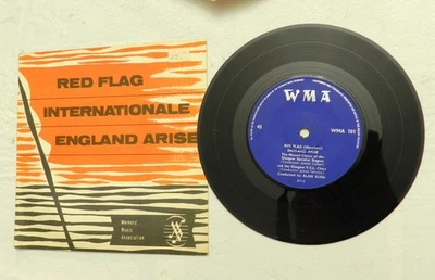 45 RPM, Workers' Music Association – The Red Flag .. England, PROTEST UK, PS VG+ - Image 1 of 2