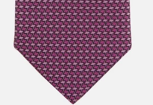 Alfani Mens Textured Action Pink Black Slim Tie Necktie 2 3/4" $55  1AFC23-3018 - Picture 1 of 3