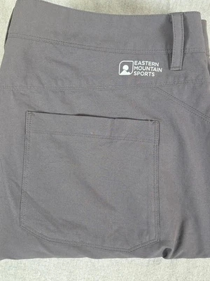 Pantalones EMS Eastern Mountain Sports para hombre 38x32 gris trabajo al aire libre caminata elásticos Foto 1 de 4