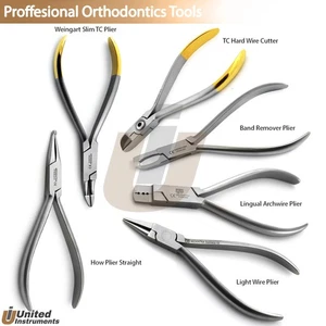 Professional Dental Orthodontics Plier Arch Crimping Bending Forming Placing - Picture 1 of 7