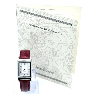 Jaeger LeCoultre Reverso Uhr Stahl Handaufzug Ref.:250.886 Bj.2000 mit Papiere - Bild 1 von 4