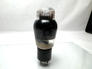 Tung-Sol 2A3 Smoked Black Glass "D" Getter Tube. Tested 4,700 umHos EX! - Picture 1 of 5