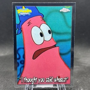 2025 Topps Chrome SpongeBob "I thought you said wheast" Base #182 - Picture 1 of 2
