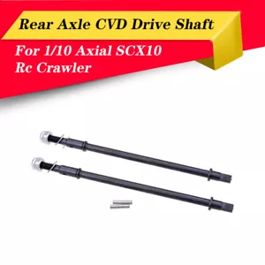 2* albero unità CVD asse posteriore in acciaio rigido Dogbone per cingolato assiale SCX10 RC - Foto 1 di 9