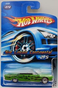 '64 LINCOLN CONTINENTAL Green 2006 Hot Wheels #72 Tag Rides Mattel - Picture 1 of 7