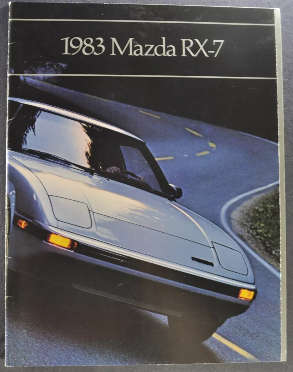 1983 Mazda RX-7 Catalog Sales Brochure S GS GSL Coupe Excellent