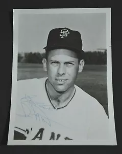 Ron Hunt 5" x 7" Photo Autographed Signed San Franciso Giants Black & White - Picture 1 of 3