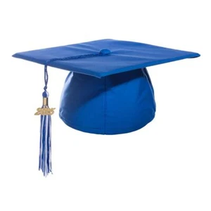Preschool and Kindergarten Blue Matte Graduation Cap and Tassel with 2025 Cha... - Picture 1 of 3