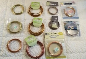 Lot New Fifteen (15) Silver Plated Wires Jewelry / Different Gauge/Color - Picture 1 of 6