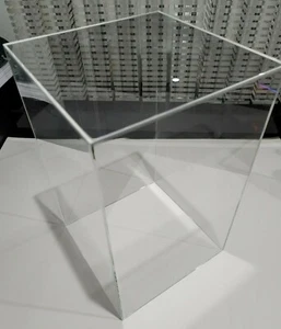 12.5" x 6.5" x 6.5" Clear Acrylic Display Box w BASE Showcase Store Hot Toys 1/6 - Picture 1 of 5