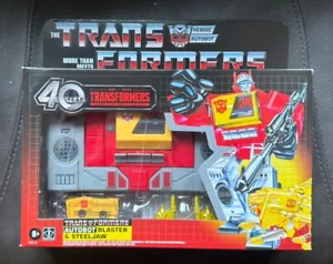 Transformers * BLASTER & STEELJAW G1 40th Anniversary Exclusive AUTOBOT NEW - Picture 1 of 3