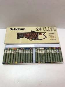 Slightly Used Vintage Selectum Oil Pastels Pastel Sets #18-0224 - Picture 1 of 6