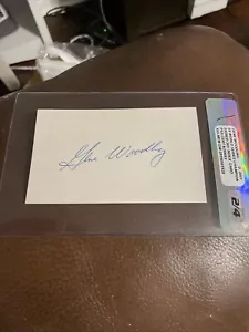 Gene Woodling (d. 2001) signed autograph Baseball 3x5 Index Card PSA DNA - Picture 1 of 4