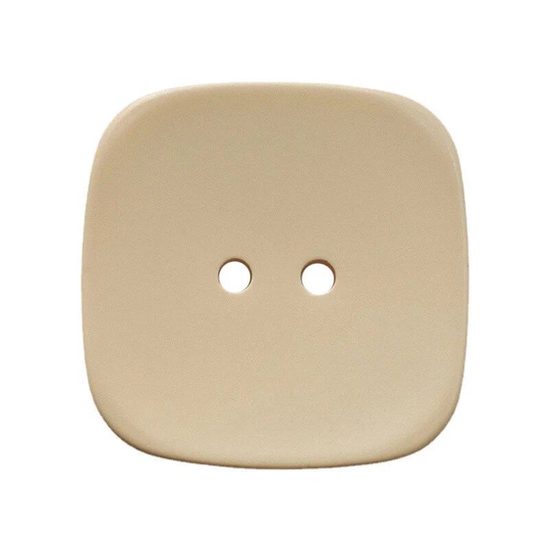 Botón cuadrado de 2 agujeros 8 piezas botones de costura mate para chaqueta abrigo ropa exterior hágalo usted mismo Foto 1 de 4