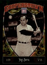 Yogi Berra New York Yankees 2013 Panini Cooperstown Green Crystal #68