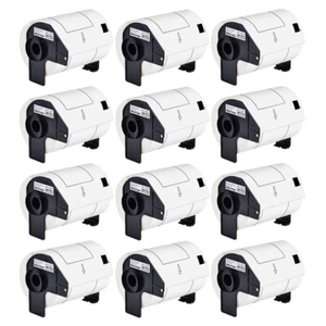 12 Rollos 103mmx164mm Papel Envío 180 Etiquetas Compatible Brother QL-1050 DK-1247 - Imagen 1 de 21