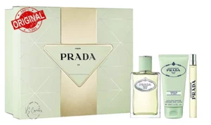 Prada Infusion D' Iris 3 PCS Set- 3.4 oz +0.33 oz EDP Spray+1.7 oz Body Lotion - Picture 1 of 1