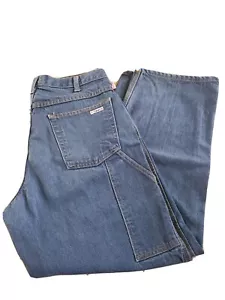 Tyndale FR Fire Flame Resistant Pants Jeans Navy Blue Size 35 U290T - Picture 1 of 6