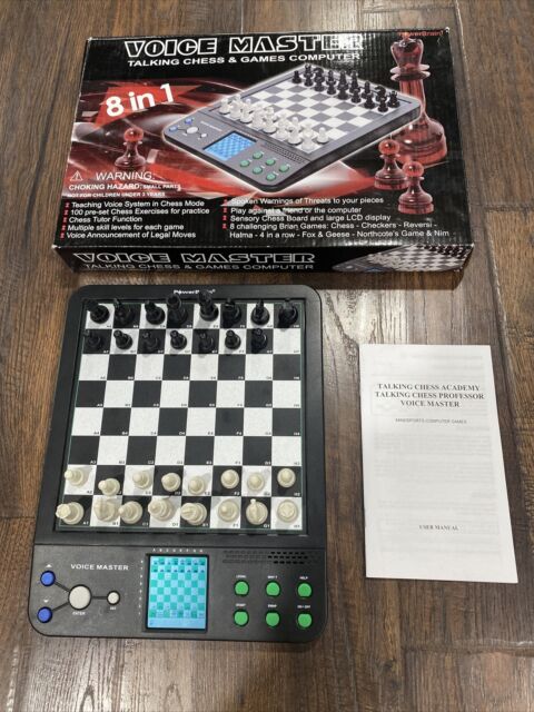 8 in 1 Games - Electronic Chess with Exercise & Talking Tutor Function –  Croove