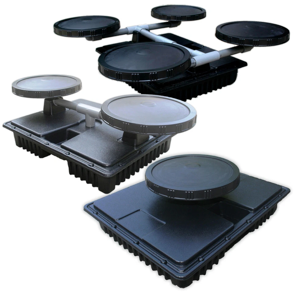 Pond Air Pump Diffuser Station Water Oxygenator Airstone Aerator Fish Oxygyn