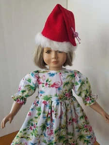 Vestido de Navidad de Papá Noel flamenco hecho a mano con sombrero de Papá Noel se adapta a mi gemelo - Imagen 1 de 3