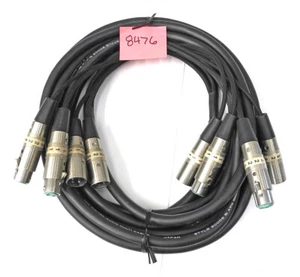 Quality 20 Foot 2 In/2 Out Balanced XLR Male/Female Patch / Extension Snake. CG - Picture 1 of 1