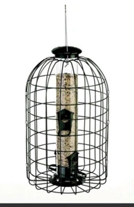 New Aubudon Squirrel Proof Caged Tube Bird Feeder In Box - Picture 1 of 2