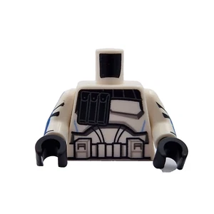 Lego Minifig 1x Torso Brust Captain Rex 973pb5455c01 weiß white - Picture 1 of 3