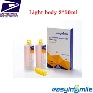 Impresión dental material de silicona material de molde corporal ligero material 2*500 ml easyinsmil - Imagen 1 de 7