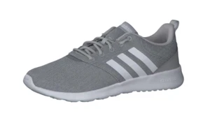 Adidas QT Racer 2.0 Sneakers Donna Running e Jogging Grigio/Bianco Taglia 6 NUOVE - Foto 1 di 6