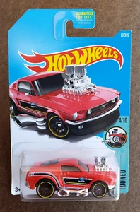 2017 How Wheels '68 MUSTANG RED #27/365 TOONED Series #4/10 Yellow & Black PR5SP - Picture 1 of 18