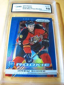 DREW SHORE PANTHERS 2013 PRIZM BLUE PRIZM ROOKIE RC # 242 GRADED 10 - Picture 1 of 1