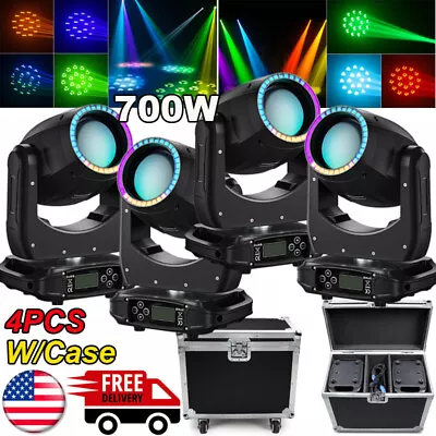 5R 200W Zoom Moving Head Beam Sharpy DJ Light 8Prism Strobe DMX Stage Disco&Case - Image 1 of 4
