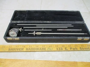 ¡¡Bonito!! Starrett No. Kit de medidor de esfera interior 697 697Z? Herramienta de maquinista EE. UU. - Imagen 1 de 8