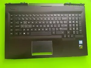 HP Omen 17-AN Palmrest Backlit Keyboard NSK-XH1BQ L14994-001 3YG3BKA0230 - Picture 1 of 2