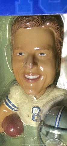 Troy Aikman Dallas Cowboys Bobble Dobbles QB Club Bobblehead New Hand Painted Cover
